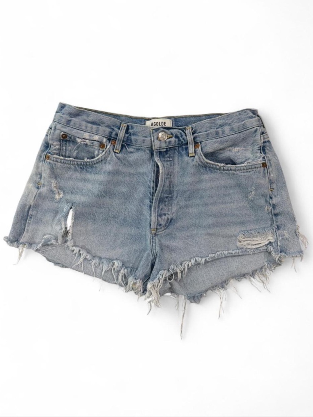 AGOLDE Parker Short Size 28 Distressed